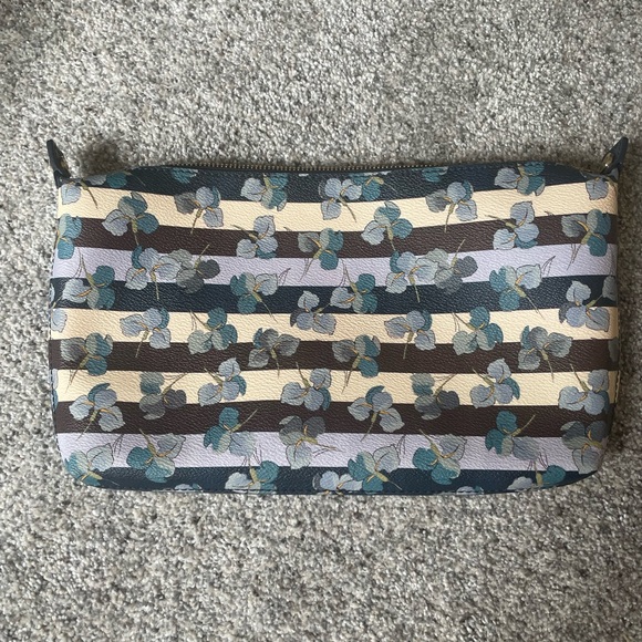 Tory Burch Floral and Stripe Crossbody Purse - Picture 3 of 14